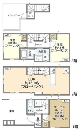 Kolet千駄木の物件間取画像